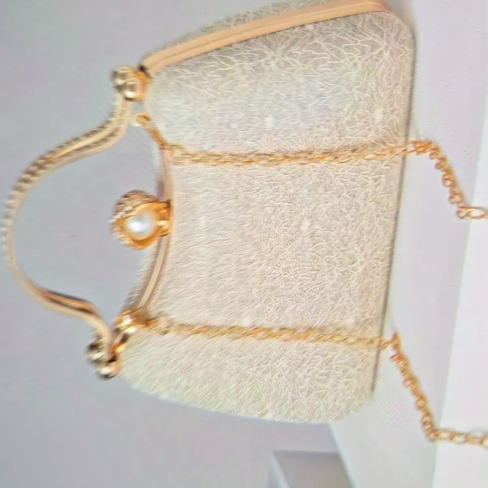 Elegant Cream Handbag